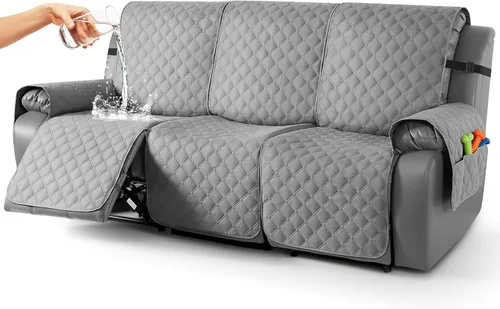 Vista 78 de TAOCOCO Fundas reclinables 100% impermeables, con correas para las piernas, funda de sofá reclinable reversible para silla reclinable, protector