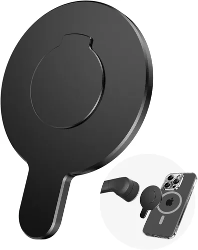 Vista 8 de CloudValley Abrazadera magnética para soporte de teléfono DJI N55 - para Magsafe DJI Osmo Mobile 8/7P/7/SE/6/5/4 adaptador de imanes abrazadera