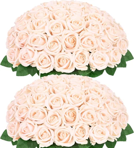 Vista 9 de 50 flores artificiales de rosas negras, ramo de rosas falsas de terciopelo