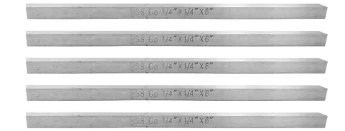 Vista 19 de Accusize Industrial Tools 1/2 x 1/2 x 4 pulg. (Ancho por Altura por TOL) Broca de herramienta HSS+5% M35 Cobalto para torno, 5095-0032 HSS + 5%