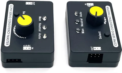 Vista 5 de 2Pack RC Servo Tester Centrado Herramienta ESC Motor Checker Construido en BEC 3CH Alta Precisión para Aviones Modelos de Control Remoto