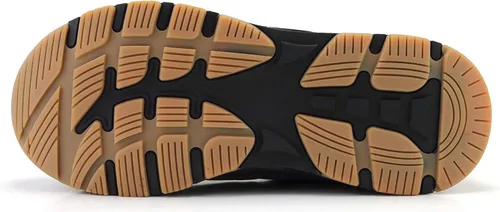 Vista 5 de Eagsouni Botas de nieve para hombre y mujer, zapatos de invierno, antideslizantes, resistentes al agua, totalmente forradas de piel, para exteriores