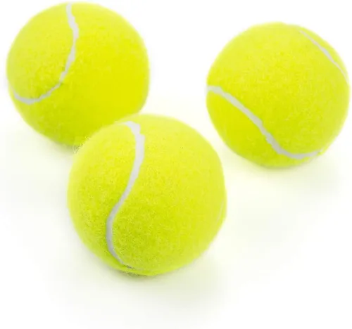 Vista 3 de Tebery 20 Pack Green Advanced Training Tennis Balls Beginner Practice Ball, Pet Dog Playing Balls, Come with Mesh Bag for Easy Transport
