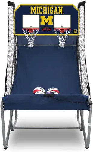 Vista 15 de Pop-A-Shot - Home Dual Shot with NCAA Graphics l Sensor Scoring l 16 Game Modes l 7 Balls l Foldable Storage l for All NCAA Fans