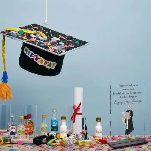 Vista 5 de Regalos de graduación de la clase de 2025, letrero decorativo de escritorio, regalo inspirador para mujeres, niñas, hijas, hermanas, amigas, escuela
