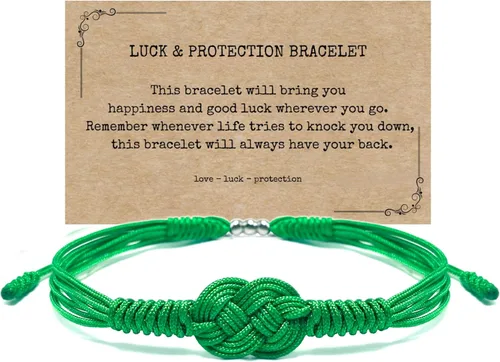 Vista 16 de Pulsera de protección infinita, pulsera tibetana Forever Lucky and Safe de varios colores, pulsera de cuerda de surfista para hombres, mujeres