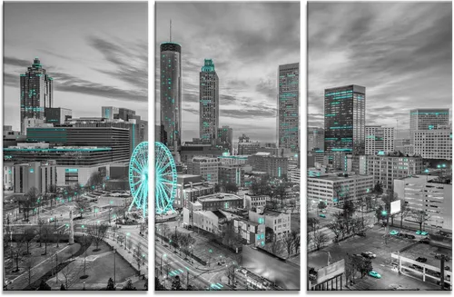 Vista 34 de Arte de pared con puente de Memphis Hernando de Soto, decoración de pared en blanco y negro, paisaje urbano de Tennessee, lienzo, impresión