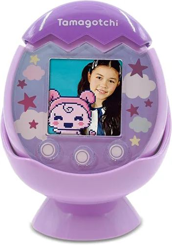 Vista 11 de Soporte Base de Escritorio para Tamagotchi Pix Mascota Virtual Interactiva (Rosa) Fixed Comfortable Viewing Angle, Perfect Fit Exclusive