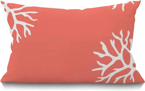 Vista 21 de Smooffly Funda de almohada rectangular oblonga estilo granja con palmeras, hojas vívidas y realistas de crecimiento de palmeras, temática