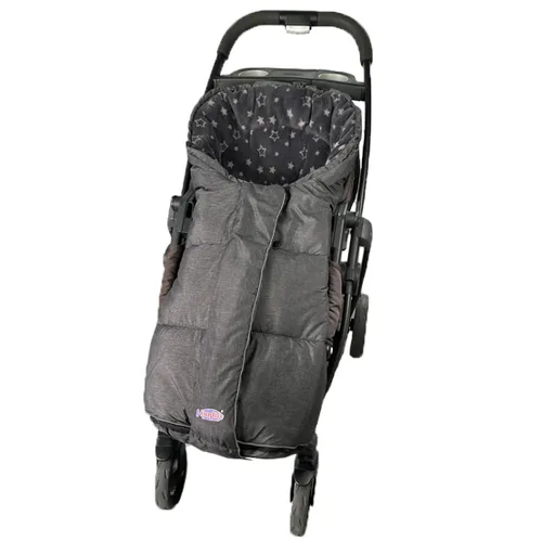 Vista 2 de funlife Saco de dormir impermeable para cochecito de invierno, ancho ajustable, ancho ajustable, diseñado para el crecimiento de los niños