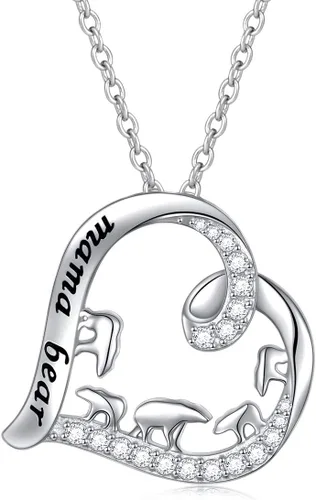 Vista 19 de Collar de plata esterlina para mamá, regalo para el día de la madre, dije o brazalete para mamá