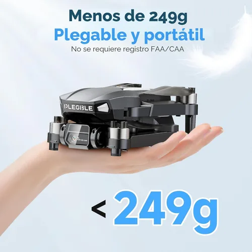 Vista 6 de Drones con cámara para adultos 4K, dron con motor sin escobillas para niños principiantes, cuadricóptero RC plegable FPV con 3 baterías, 45 minutos