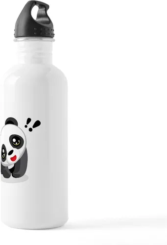 Vista 3 de CafePress Excited Panda - Botella de agua de acero inoxidable (1,0 L)