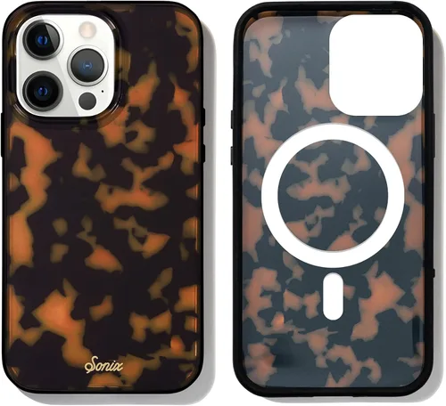 Vista 53 de Sonix - Funda para iPhone 12 y iPhone 12 Pro, compatible con MagSafe, probada contra caídas de 10 pies, Brown Tort, diseño de carey marrón