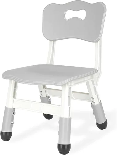 Vista 12 de Silla para niños de altura ajustable, sillas para niños de 2 a 8 años con fundas para pies para el hogar, aula, jardín de infantes y lugares