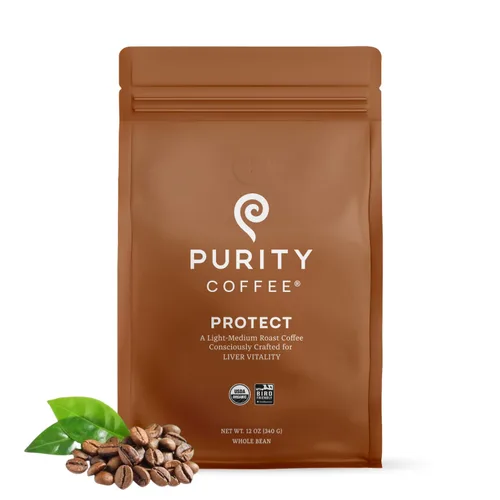 Vista 9 de Purity Coffee BALANCE - Grano entero de tostado medio descafeinado 2/3 (bolsa de 12 onzas) Agua de montaña orgánica USDA de grado especial