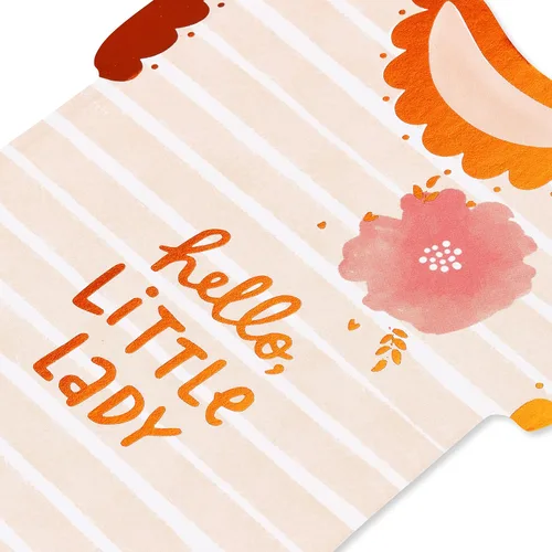 Vista 5 de Tarjeta para niña bebé de American Greetings (Ella es amada)