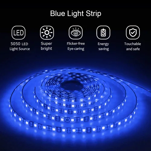 Vista 5 de Alitove 5050 - Tira de luces Led, Negro, ALT-5B300WPBK