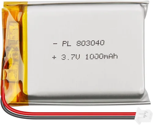 Vista 8 de Batería de polímero de litio 3.7V 1000mAh 102050 Lipo Batería recargable con cable Molex 0.049 in Conector para altavoz, rastreador GPS, dispositivo