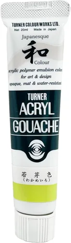 Vista 14 de Turner Colour Works Acryl Gouache Artist Pintura acrílica - Tubo individual de 0.7 fl oz - Siena quemada