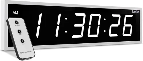 Vista 9 de Ivation, 0136BLU, enorme reloj digital LED, dispositivo electrónico de referencia