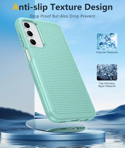 Vista 1059 de FNTCASE Funda para iPhone 17 Pro: Fundas delgadas translúcidas de color azul claro compatibles con MagSafe, protección completa de la cámara