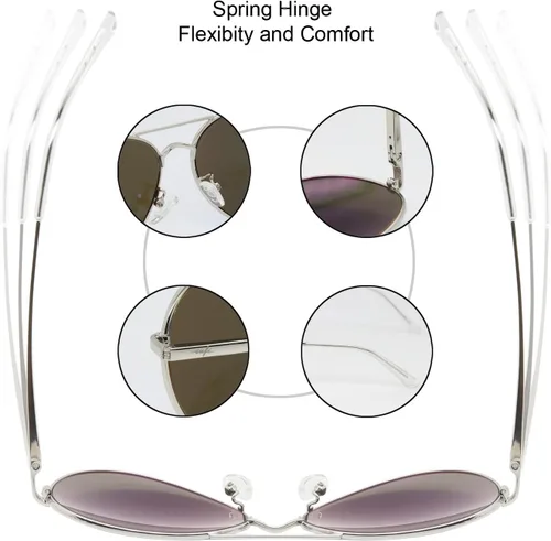 Vista 3 de INFI Gafas de sol polarizadas para mujer y hombre, para conducir, pesca, playa, espejo, protección UV