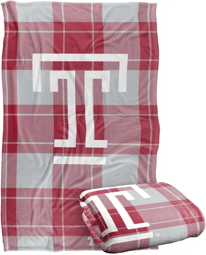 Vista 129 de LOGOVISION St John's University Campus Plaid Spirit Silky Touch Manta súper suave 36 x 58 pulgadas