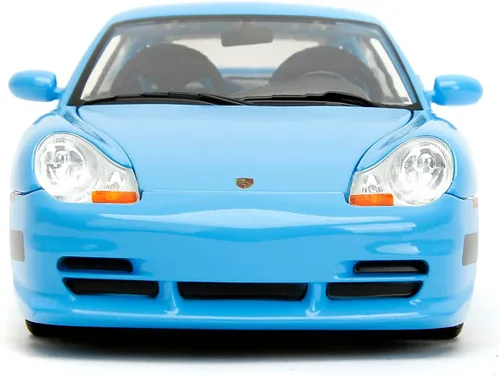 Vista 6 de Jada Toys Fast & Furious Brian's Porsche 911 GT3 RS 1:24 - Coche fundido a presión, juguetes para niños y adultos