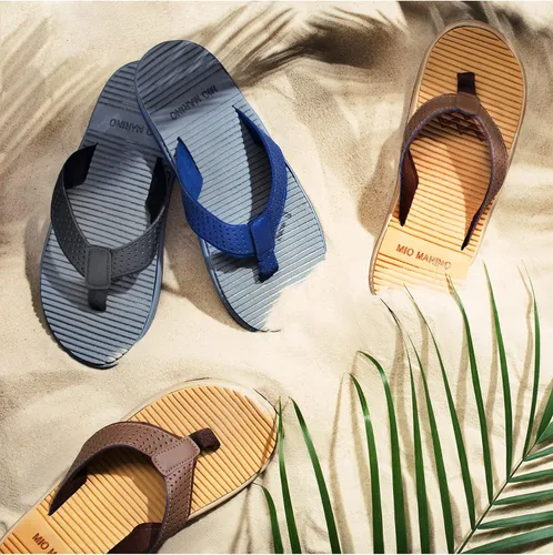Vista 2 de Mio Marino - Chanclas cómodas para hombre, con espuma viscoelástica