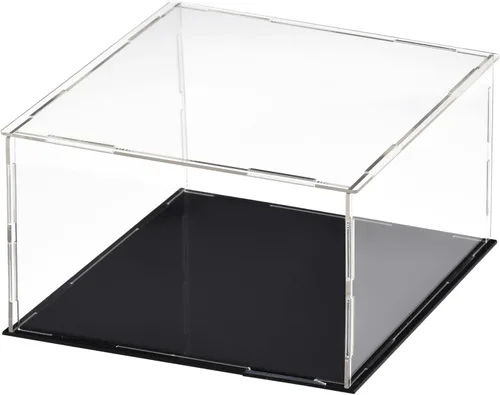 Vista 21 de DMiotech 1 caja de exhibición de acrílico transparente a prueba de polvo, 3.9 x 3.9 x 3.9 pulgadas para coleccionables