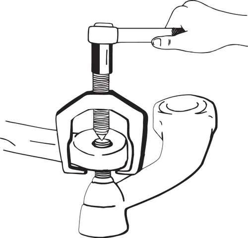 Vista 2 de Lisle 41970 Extractor de brazo Pitman de servicio pesado para Ford
