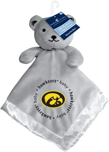 Vista 32 de Baby Fanatic Oso de seguridad gris - NCAA - Con licencia oficial Snuggle Buddy