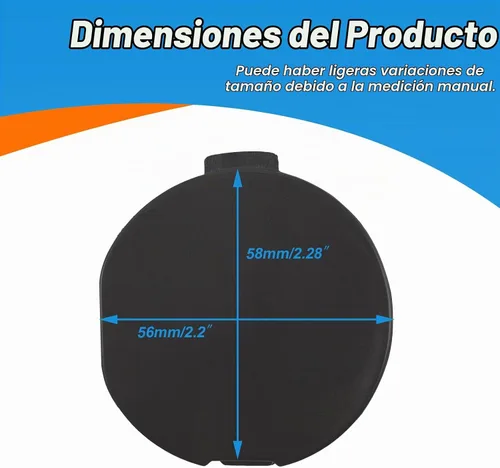 Vista 5 de Cubierta de gancho de remolque delantero Tapa de ojo de remolque Compatible con Mazda CX-5 2017 2018 2019 2020 2021 KB8A50A11 KB8A50A11BBB