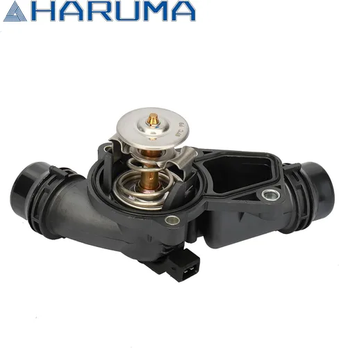 Vista 3 de HARUMA 11537509227 Conjunto de carcasa del termostato del refrigerante del motor 1999-2006 para BMW 323Ci 323i 325i 325Xi 528i 530i X3 X5 Z3 Z4