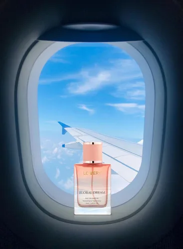 Vista 7 de Set de perfume y desodorante 4 en 1 para mujer, 4 piezas de perfume rosa Eau de Parfum - Set de regalo de perfumes para mujer con barra