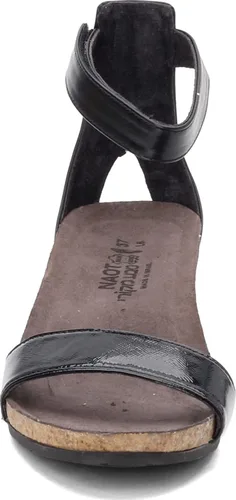Vista 2 de NAOT Sandalia Pixie Wedge para mujer, Negro (black luster lthr)negro (black raven lthr)negro (black madras lthr)