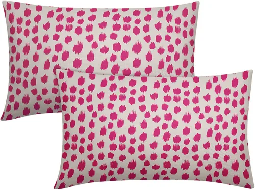 Vista 104 de Sweetshow Juego de 2 fundas de almohada de 16 x 16 pulgadas, diseño bohemio, con diseño de lunares, moderno y moderno, para exteriores, decorativas