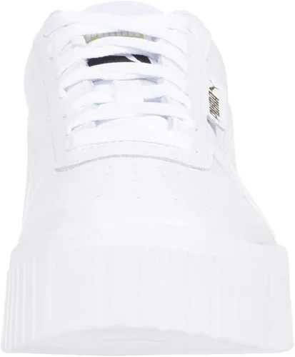 Vista 5 de PUMA Tenis Cali Wedge para mujer, Blanco