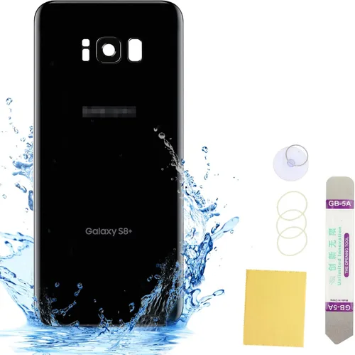 Vista 35 de Compatible con Samsung Galaxy Note 8 - Carcasa trasera de repuesto de cristal de 6.3 pulgadas, SM-N950, todos los portadores con manual de Negro