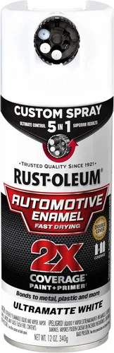 Vista 18 de Rust-Oleum 2X pintura en aerosol personalizada de esmalte automotriz 5 en 1, 12 onzas, claro brillante Brillo Transparente