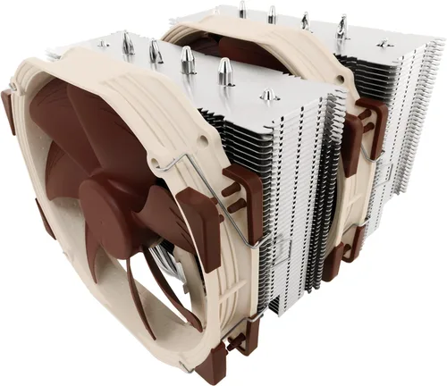 Vista 3 de Noctua NH-D15 SE-AM4 enfriador de CPU grado premium para AMD AM4, 140 mm.