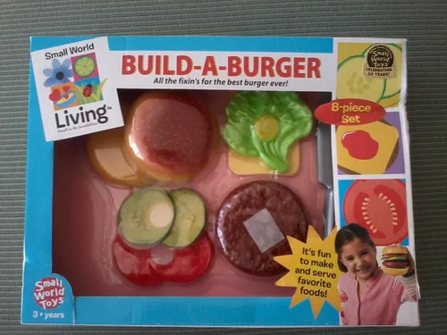 Vista 9 de Small World Toys Living - Build-A-Burger - Juego de 8 piezas