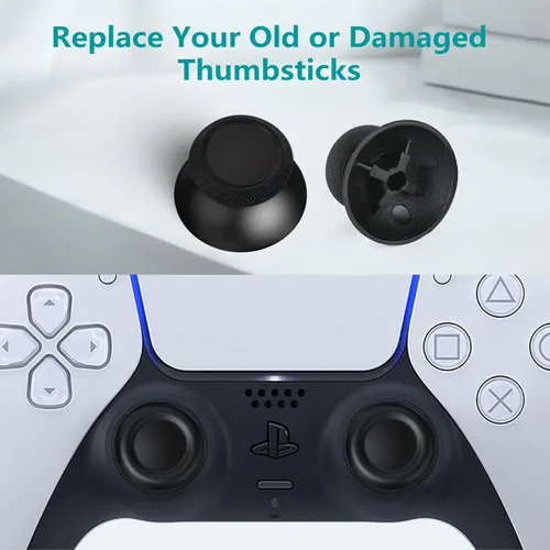 Vista 4 de Palancas de repuesto para controlador PS5, AOLION 3D Joystick Módulo Piezas compatibles con Playstation 5 DualSense, 51 piezas de repuesto