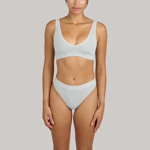 Vista 4 de MeUndies Tanga de algodón elástico para mujer - Bragas cómodas - Tela exclusiva de Tienda