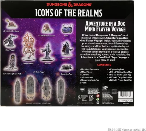Vista 4 de D&D Icons of the Realms Aventura en una caja - Mind Flayer Voyage