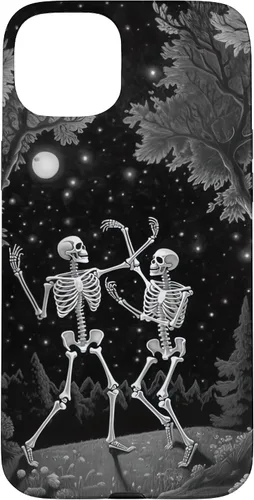 Vista 9 de iPhone 12 mini Estética Ocultista Grunge Gótico Esqueleto Bailando Halloween Case