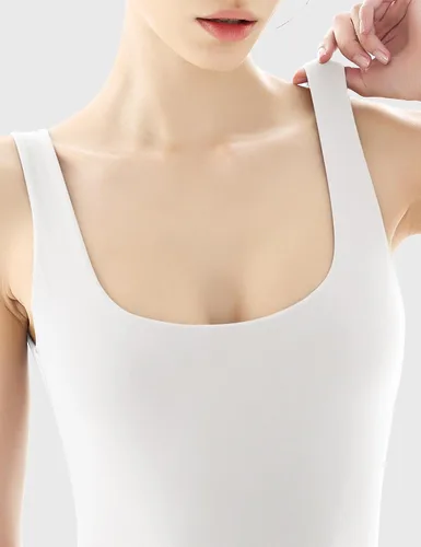 Vista 5 de PUMIEY Body para mujer, sin mangas, sin espalda, sin espalda, colección Sharp