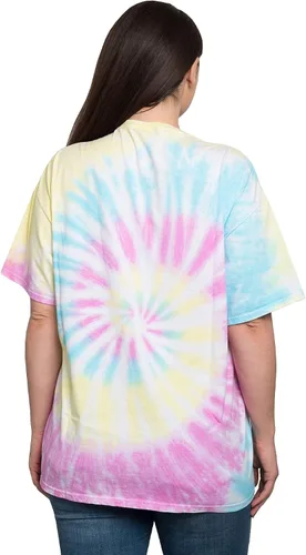 Vista 2 de Disney Camiseta para mujer Minnie Mouse Print 100% algodón Tie Dye