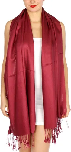 Vista 4 de Chales de Pashmina para mujer. Vestido formal. Envoltura de cachemira para vestido de noche.